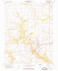 Xenia NE 1968 topographic map thumbnail