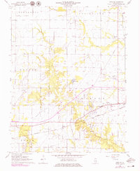 Xenia NE 1968 topographic map thumbnail