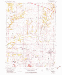 Yates City 1982 topographic map thumbnail