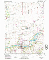Yorkville 1953 topographic map thumbnail