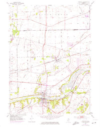 Yorkville 1953 topographic map thumbnail