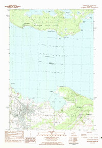 Cheboygan 1982 topographic map thumbnail