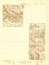 Galva 1931 topographic map preview