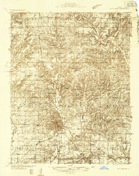 Mount Vernon 1933 topographic map thumbnail