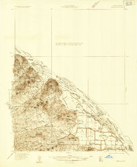 Nebo 1934 topographic map thumbnail