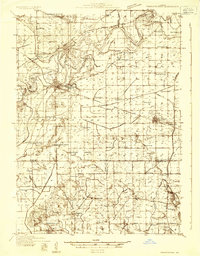Prophetstown 1932 topographic map thumbnail