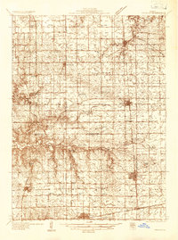 Wenona 1934 topographic map thumbnail