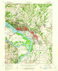 Alton 1955 topographic map preview