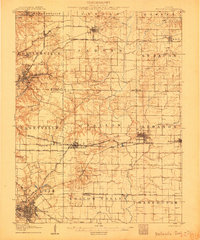 Belleville 1907 topographic map thumbnail