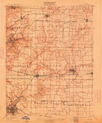 Belleville 1907 topographic map thumbnail