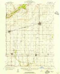 Bement 1955 topographic map preview
