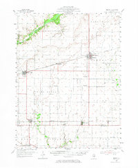 Bement 1955 topographic map preview