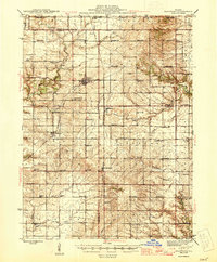 Bradford 1945 topographic map thumbnail