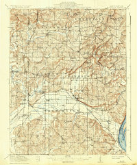 Brownfield 1917 topographic map thumbnail
