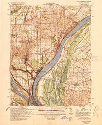 Cairo 1939 topographic map thumbnail