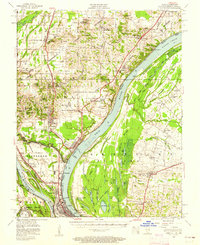 Cairo 1953 topographic map thumbnail
