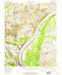 Cairo 1953 topographic map thumbnail
