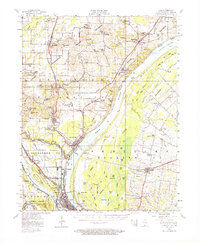 Cairo 1953 topographic map thumbnail