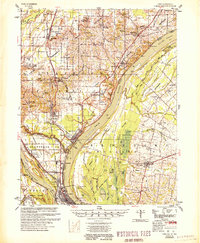 Cairo 1955 topographic map thumbnail