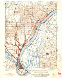 Cairo 1931 topographic map thumbnail