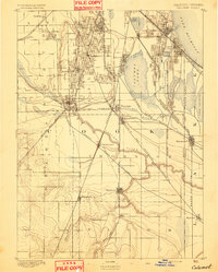 Calumet 1893 topographic map thumbnail
