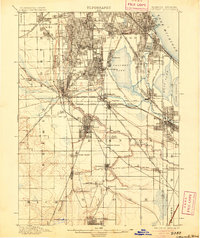 Calumet 1901 topographic map thumbnail