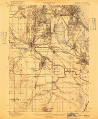Calumet 1901 topographic map thumbnail