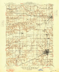 Canton 1912 topographic map preview