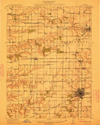 Canton 1912 topographic map preview