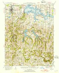 Carbondale 1941 topographic map thumbnail