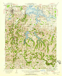 Carbondale 1941 topographic map thumbnail