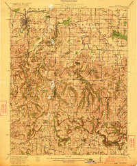 Carbondale 1922 topographic map thumbnail