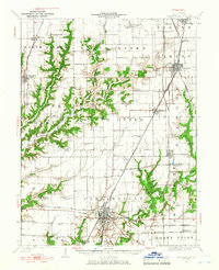 Carlinville 1931 topographic map thumbnail