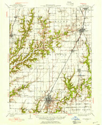 Carlinville 1931 topographic map thumbnail