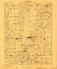 Carlyle 1910 topographic map thumbnail