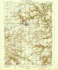Carthage 1937 topographic map thumbnail