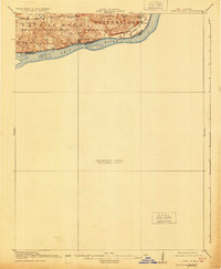 Cave in Rock 1916 topographic map thumbnail