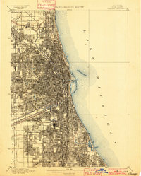 Chicago 1901 topographic map preview