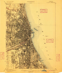 Chicago 1901 topographic map preview