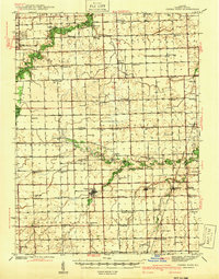Cissna Park 1939 topographic map thumbnail