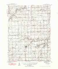 Cissna Park 1949 topographic map thumbnail