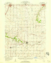 Colfax 1957 topographic map thumbnail