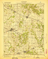 Coulterville 1917 topographic map thumbnail