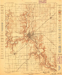 Danville 1899 topographic map thumbnail