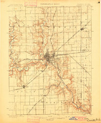Danville 1900 topographic map thumbnail