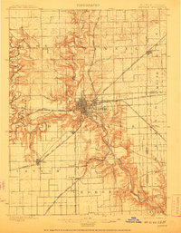 Danville 1900 topographic map thumbnail