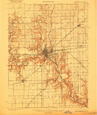 Danville 1900 topographic map thumbnail