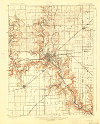 Danville 1900 topographic map thumbnail