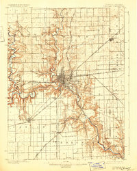 Danville 1900 topographic map thumbnail