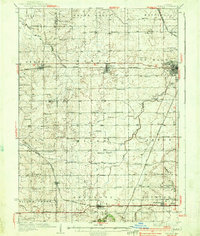 De Kalb 1937 topographic map thumbnail